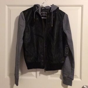 Leather Jacket Hoodie!